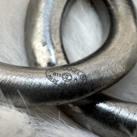 Chanel Gunmetal CC Tri-colored Bead Pearl Necklace & Waist Belt - Picture 11 of 11